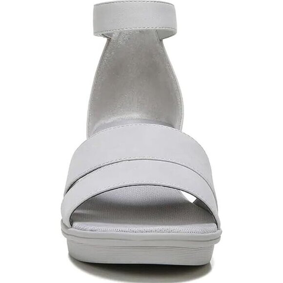 Naturalizer Womens Riviera Wedge Sandals Hook & Loop Mist Size 11M - Picture 2 of 6